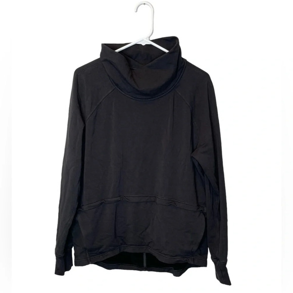 Lululemon Find Your Unwind Pullover in Black Size 8 W3CVOS - Picture 5 of 10